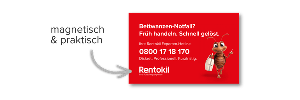 Rentokil Bettwanzen Notfallmagnet bestellen