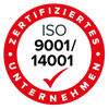 Guetesiegel ISO 9001+14001
